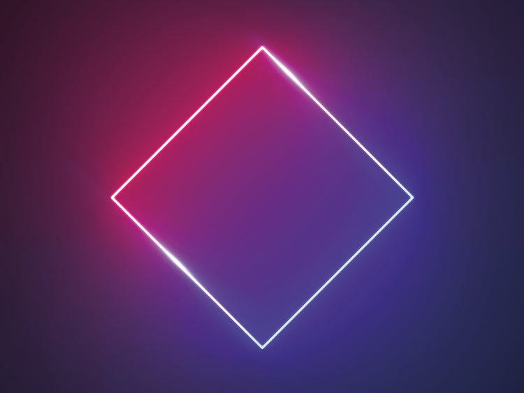 Paisaje Neon III Lienzo
