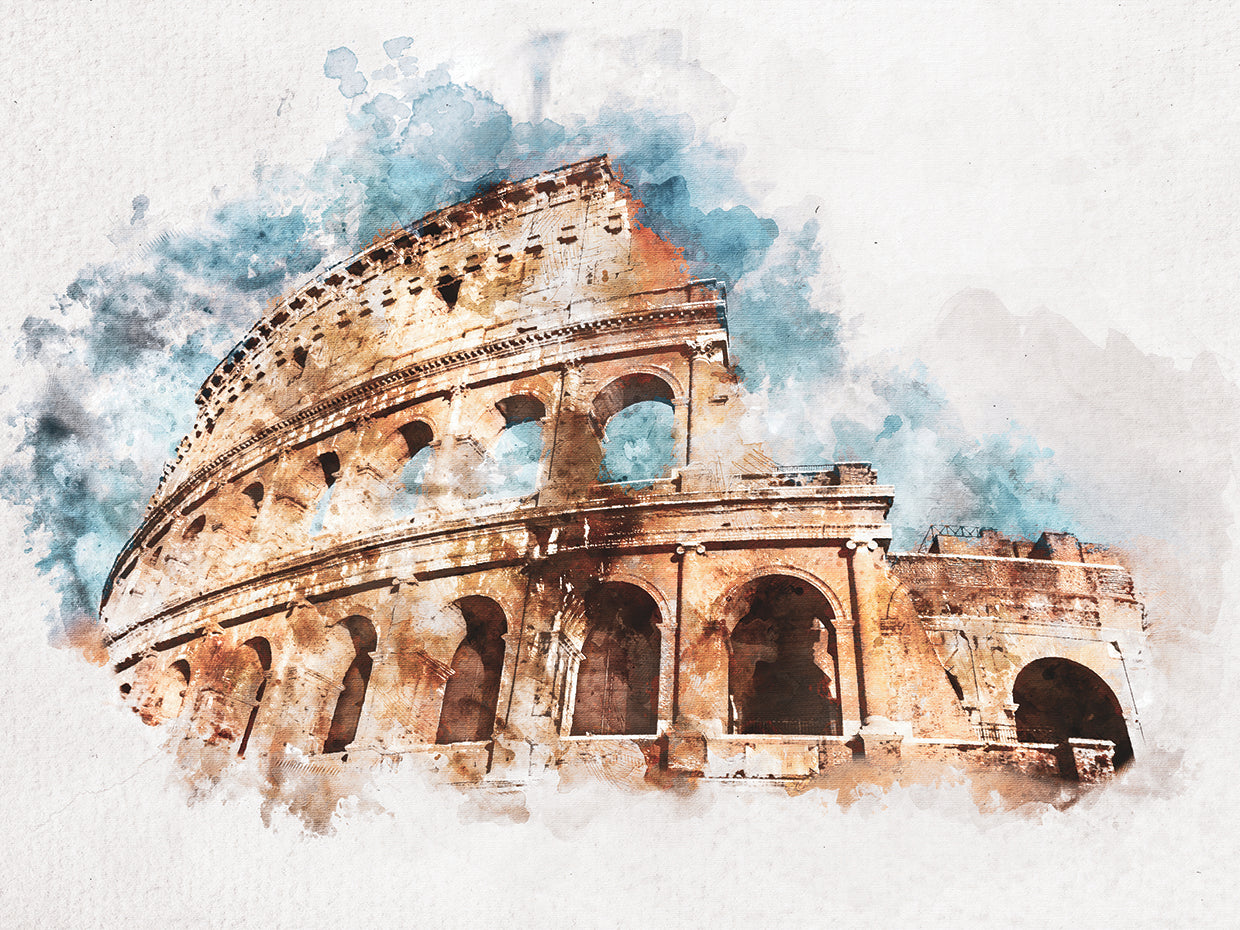 Watercolor Rome