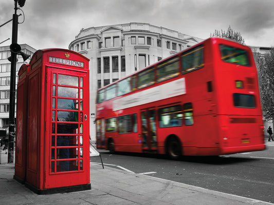 London Bus and Telephone