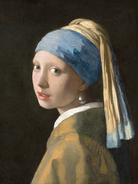 Girl with a Pearl Earring (c. 1665) Canvas Print