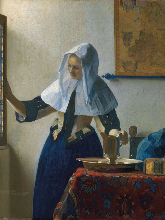 Young Woman with a Water Pitcher (ca. 1662) Canvas Print