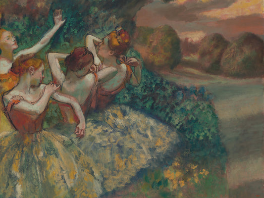 Four Dancers (c.1899) Canvas Print