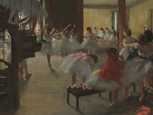 The Dance Class, c. 1873 Canvas Print