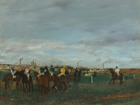 The Races, 1871-1872 Canvas Print