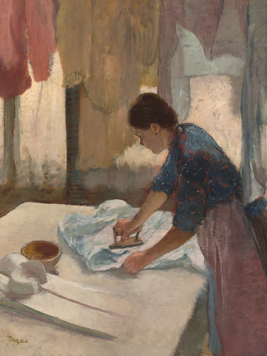 Woman Ironing (nga.gov) Canvas Print