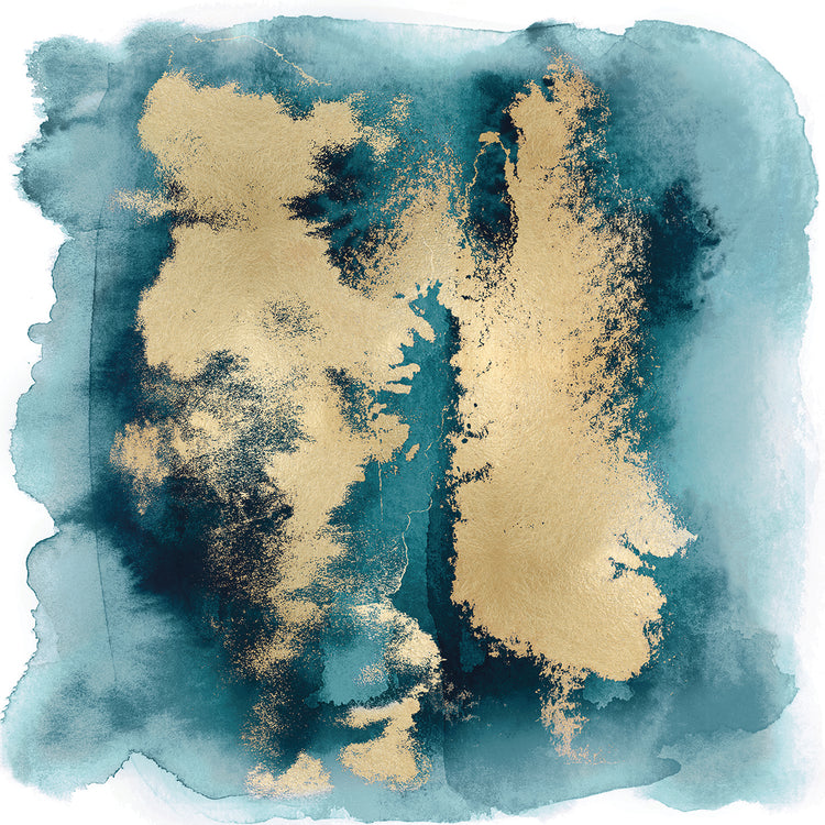 Teal Mist with Gold II
