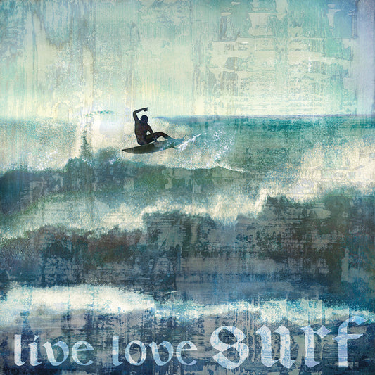 Live Love Surf Canvas Print