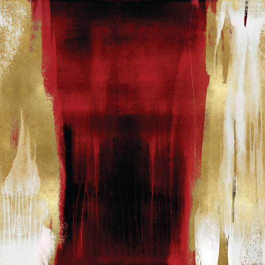 Free Fall Red with Gold II