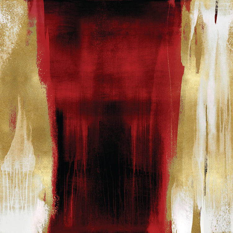 Free Fall Red with Gold II