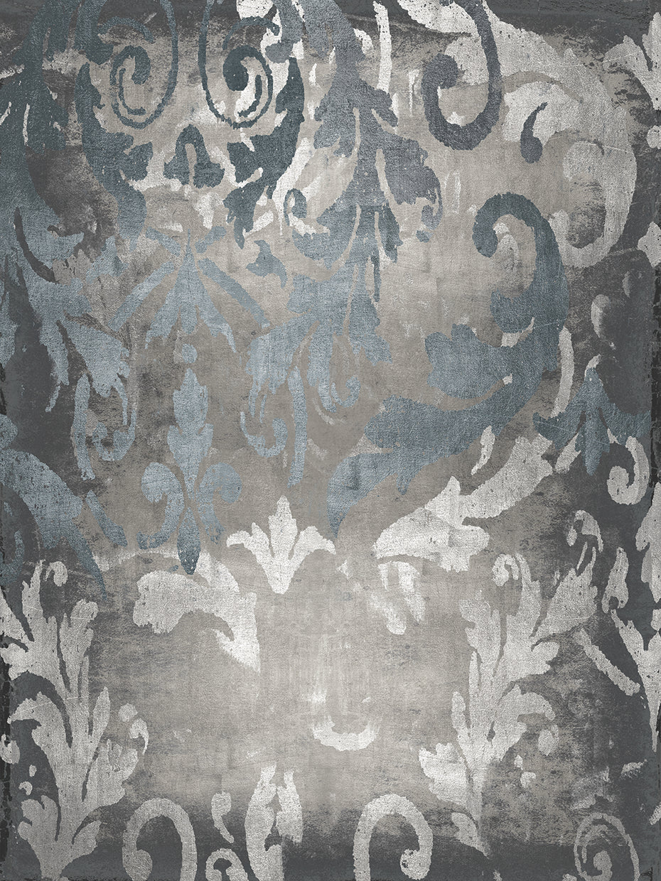 Damask in Silver I