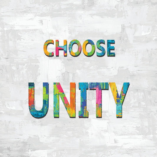 Choose Unity in Color Canvas Print