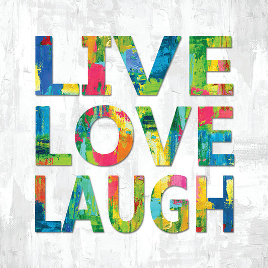 Live Love Laugh Canvas Print