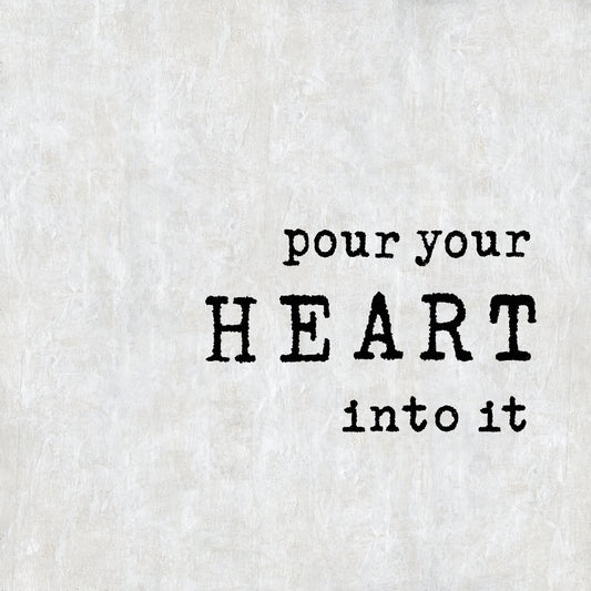 Pour Your Heart Canvas Print