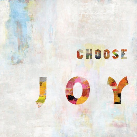 Choose Joy In Color Canvas Print