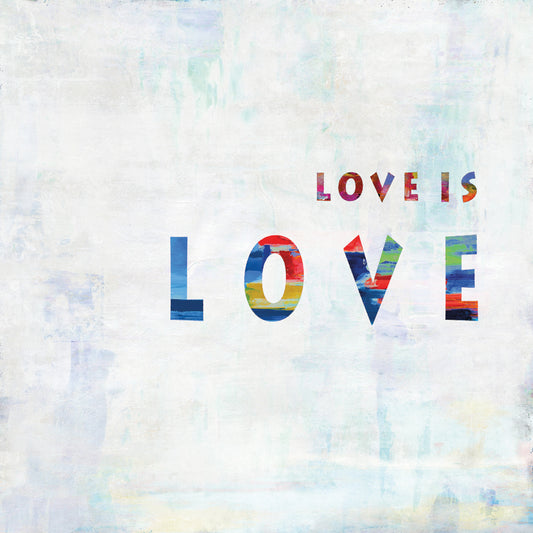 Love Is Love In Color Canvas Print