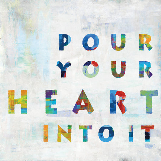 Pour Your Heart In Color Canvas Print