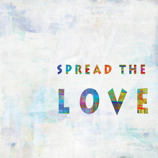 Spread The Love In Color Canvas Print