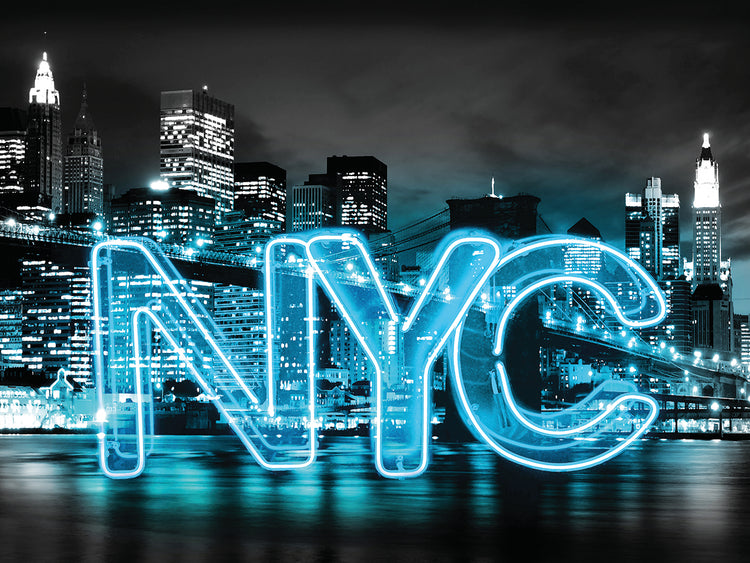 Neon New York City AB Lienzo