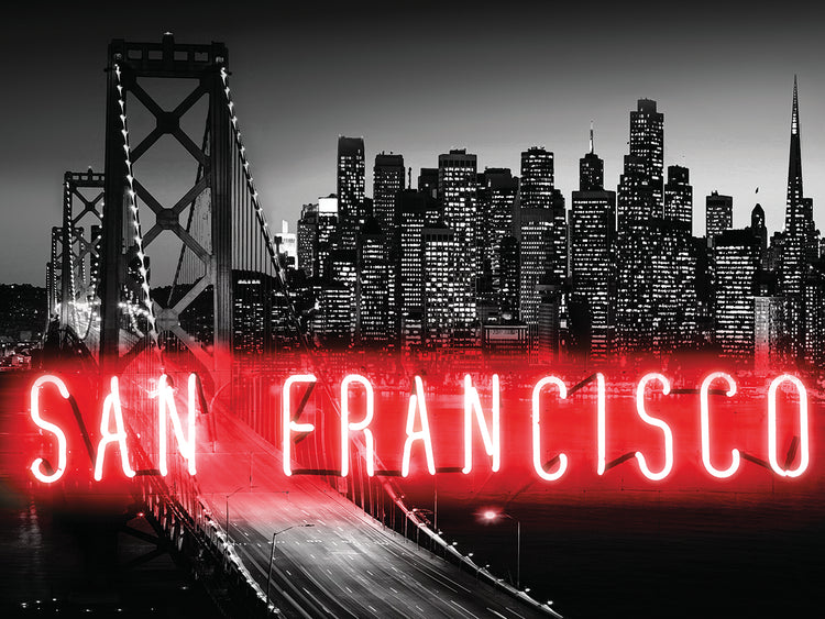 Neón San Francisco RB Lienzo