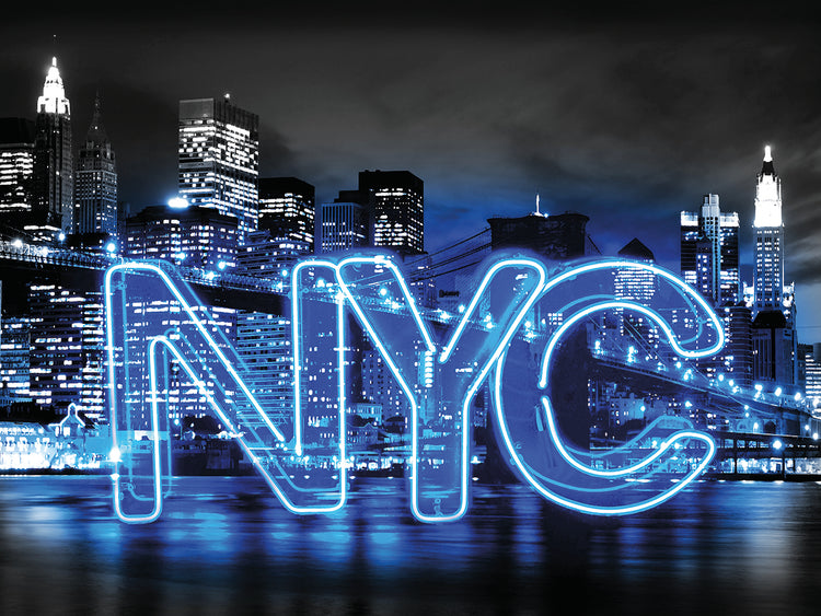 Neón de la ciudad de Nueva York BB Lienzo
