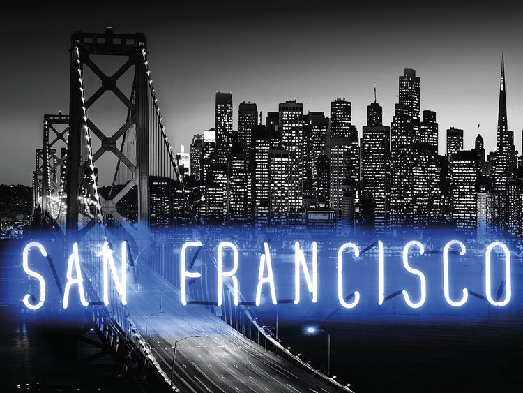 Neón San Francisco BB Lienzo