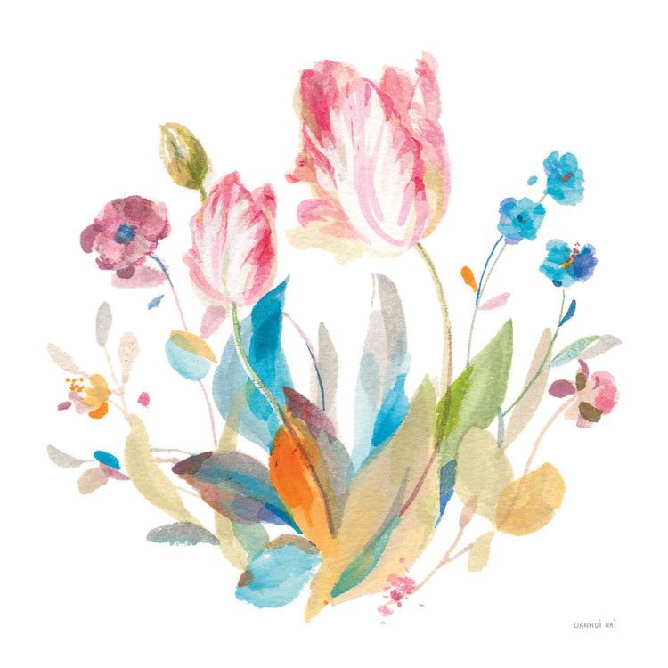 Tulipanes de primavera II Lienzo