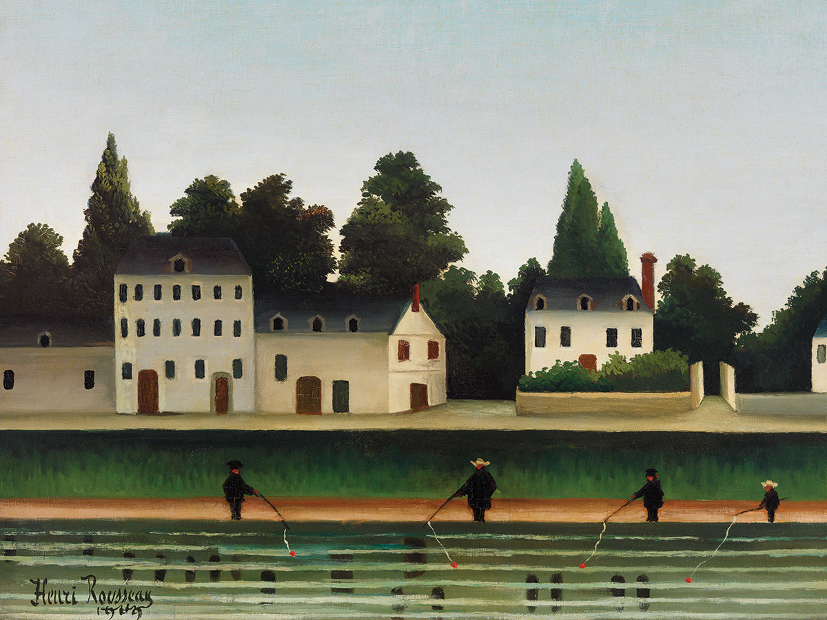 Landscape and Four Fisherman (Paysage et quatre pêcheurs à la ligne)