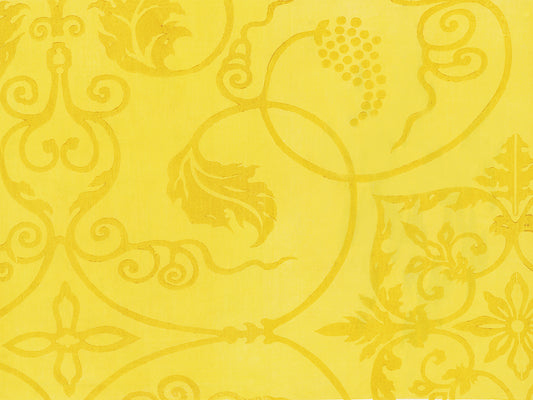 Japanese vintage original woodblock print -yellow