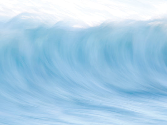 Baby Blue Waves Canvas Print