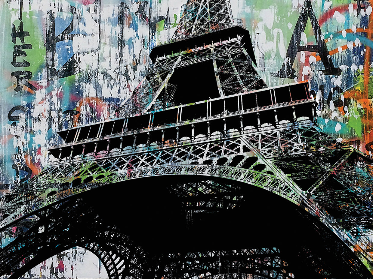 Eiffel Tower Graffiti