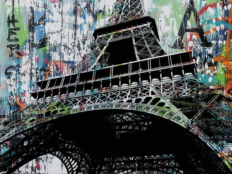 Eiffel Tower Graffiti