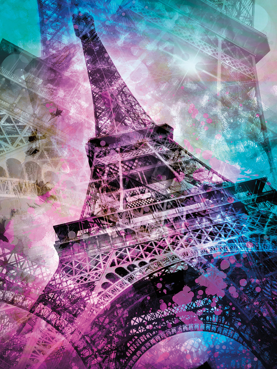 Pop Art Eiffel Tower