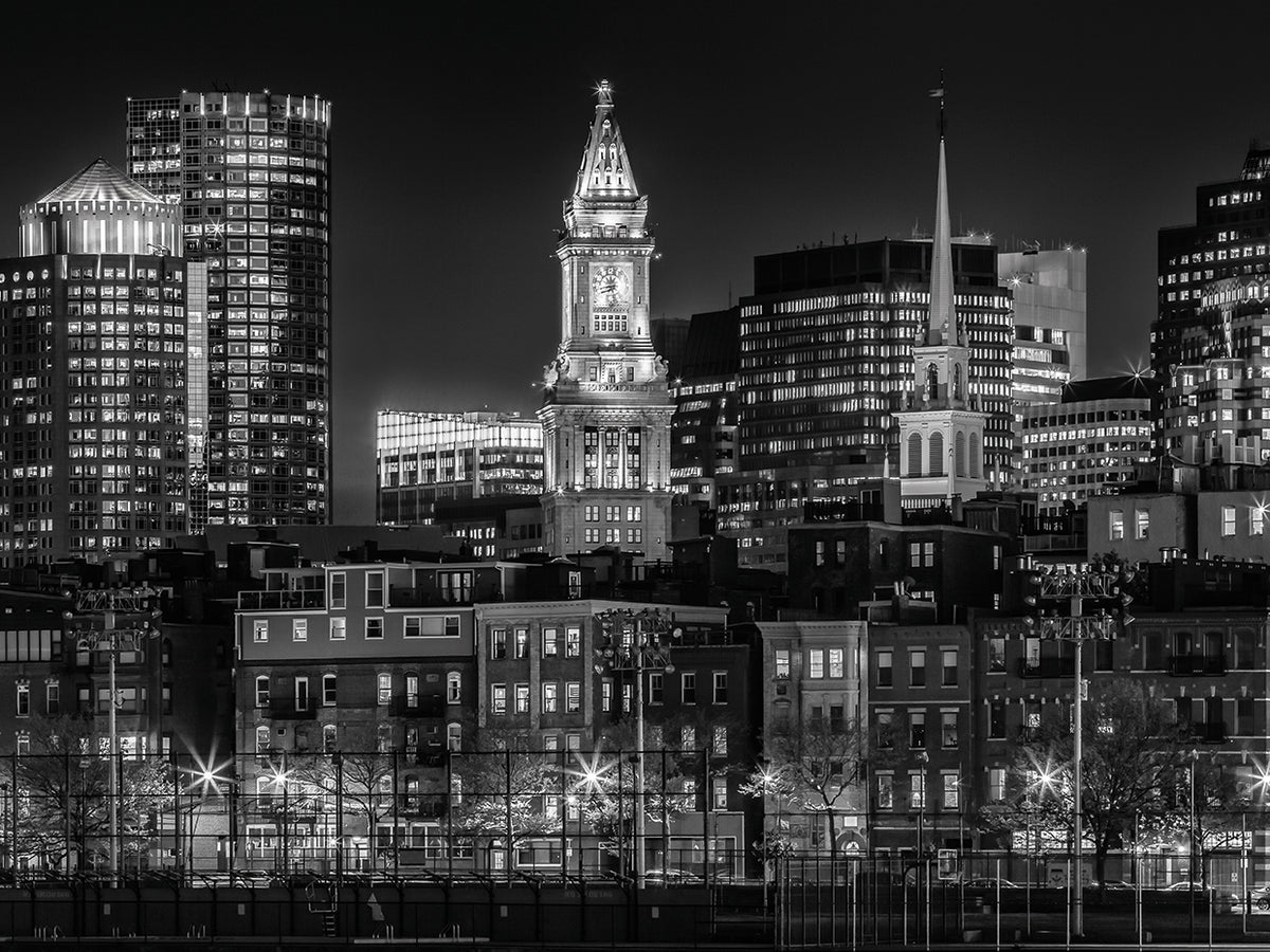 Boston Skyline of North End & Financial District