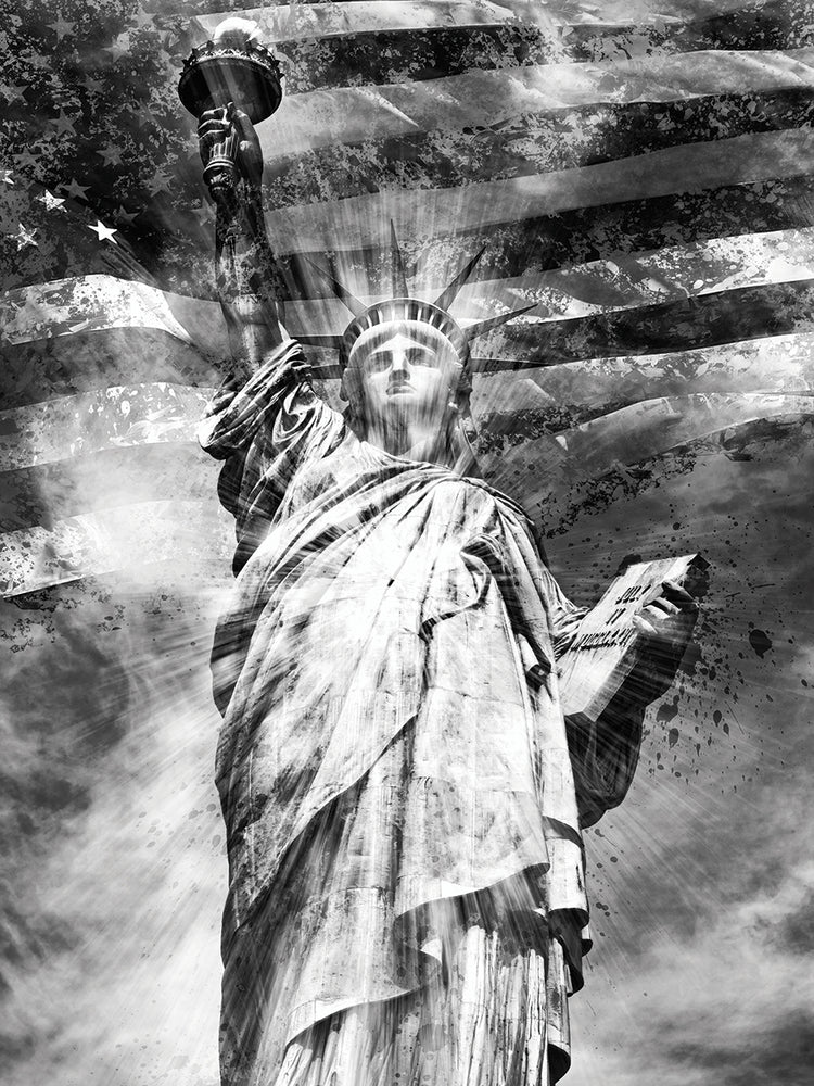Monochrome Art STATUE OF LIBERTY