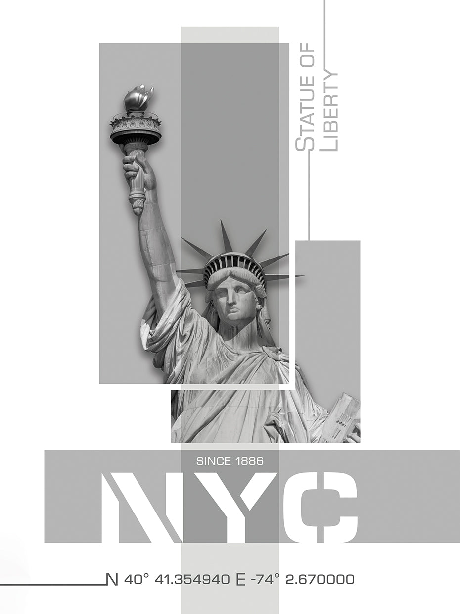 Poster Art NYC Statue of Liberty