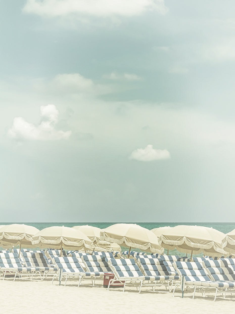 Vintage beach scene