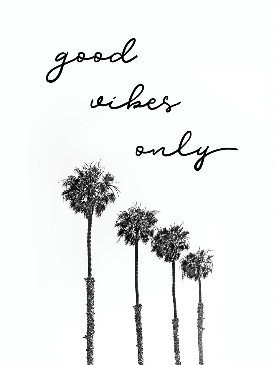 Palm trees - good vibes only