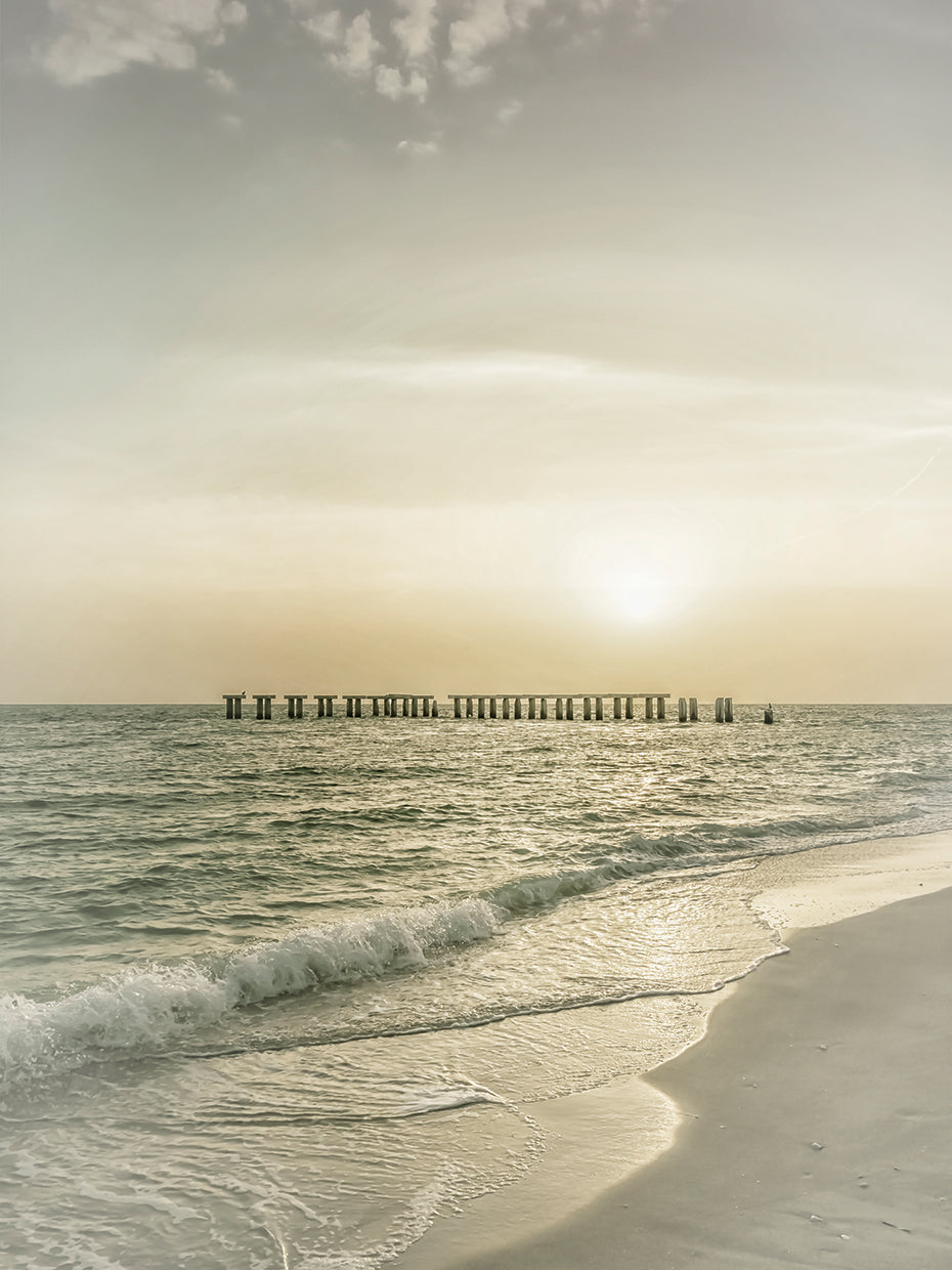 Vintage Gasparilla Island Sunset