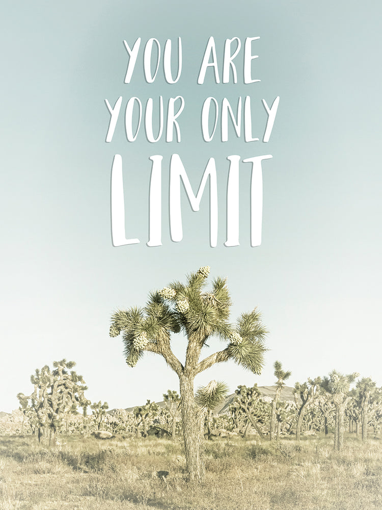 You are your only limit - Desert impression