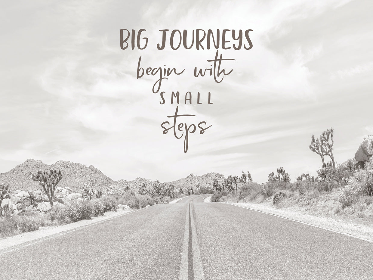 Big journeys begin with small steps