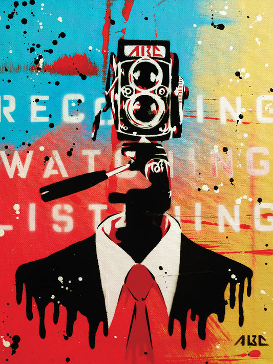 NSA Camera Man Canvas Print