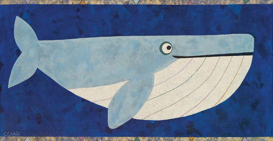 Wendell the Whale Canvas Print