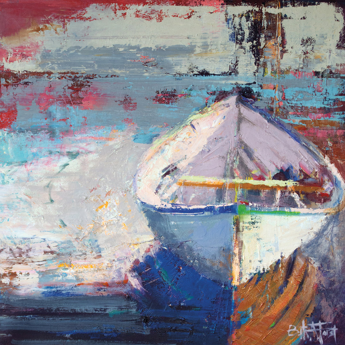 Tidal Uber Navigation Wall Art by Beth A. Forst | Fine Art Canvas