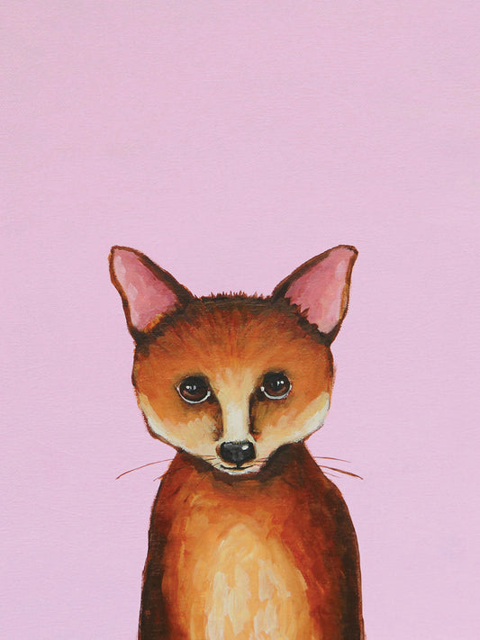 Little Fox Canvas Print