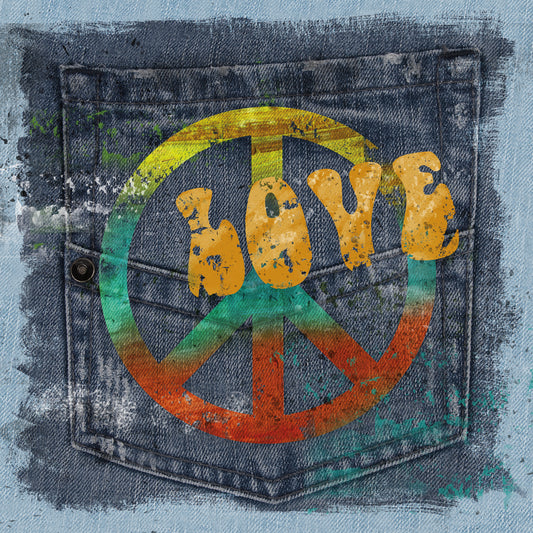 Peace and Love Canvas Print