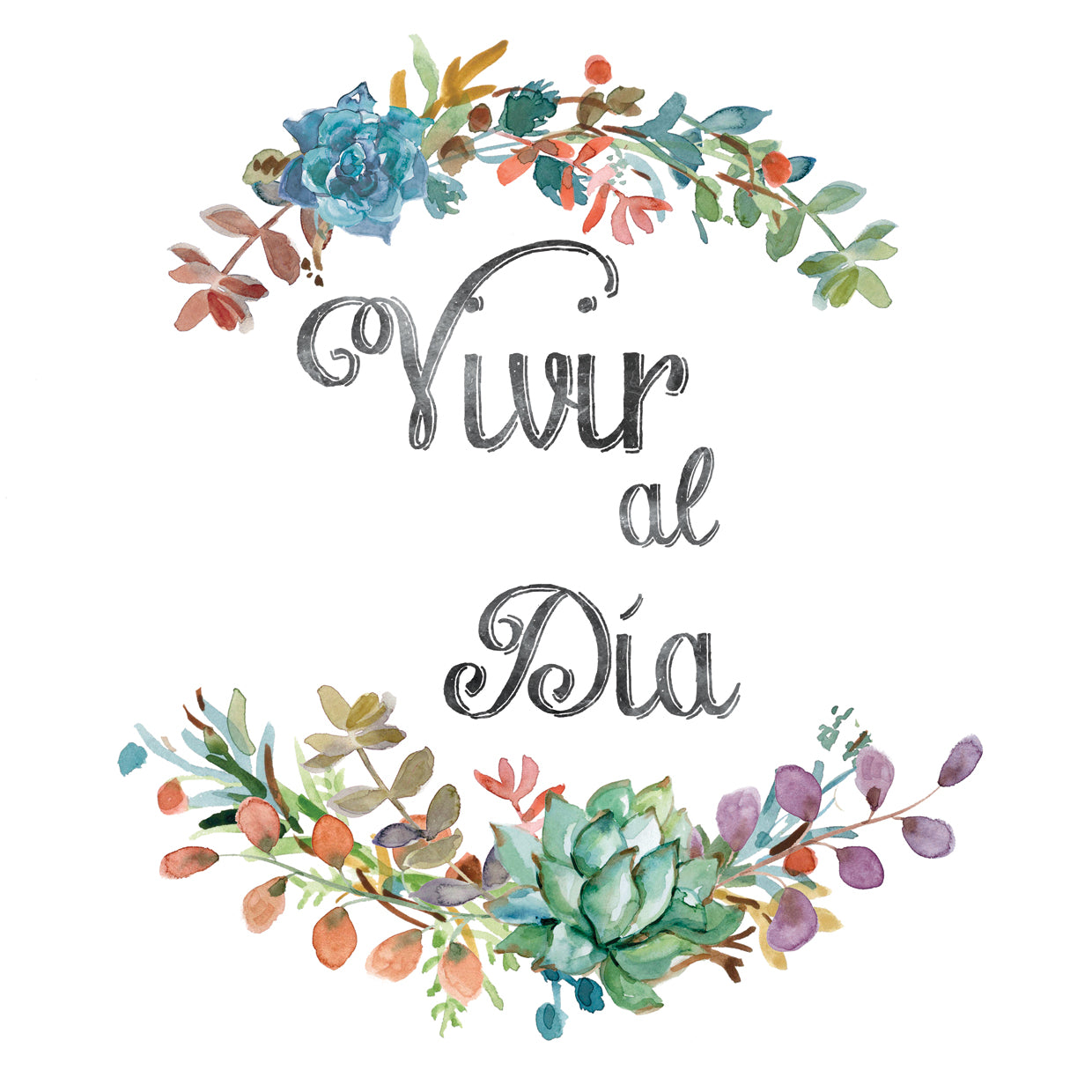 Vivir al dia Lienzo