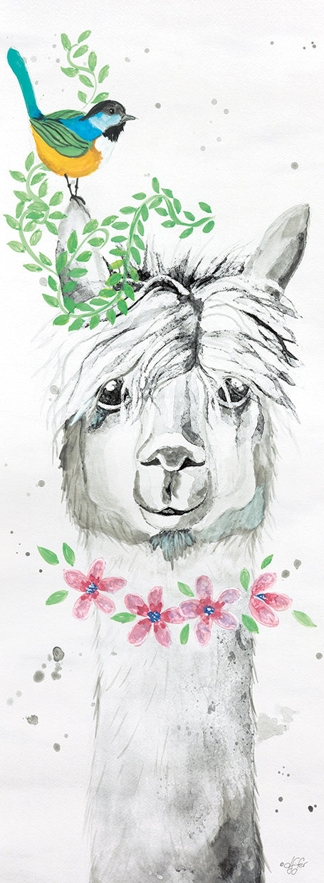 Twinkle the Alpaca Canvas Print