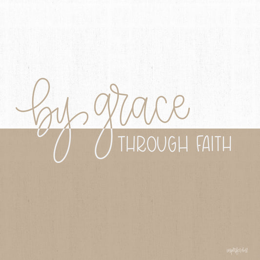 By Grace - Through Faith Canvas Print