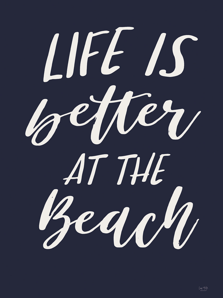 Mejor en la playa Lienzo