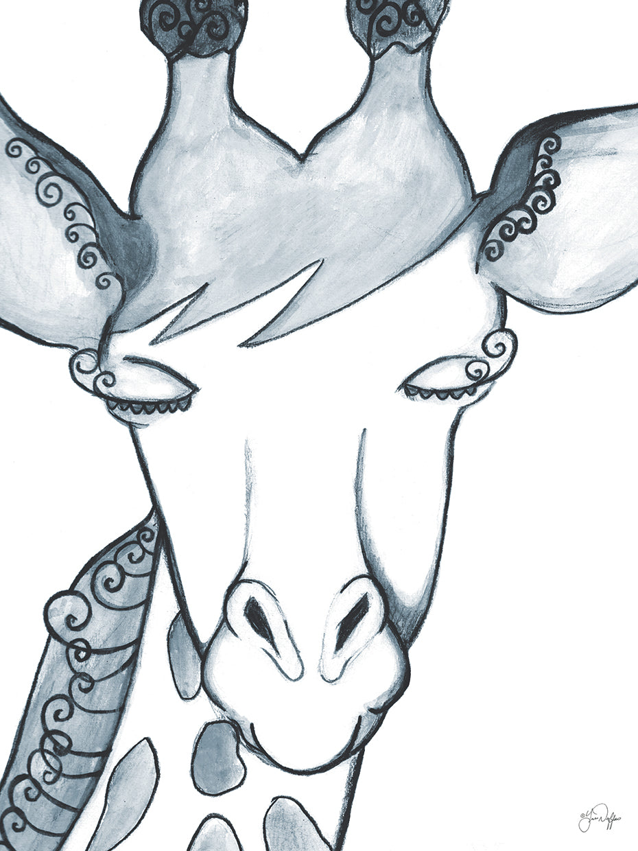 Whimsical Baby Giraffe